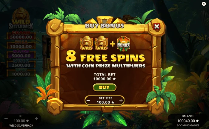Wild Silverback – zagon Free Spins